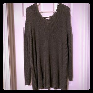 Hummingbird Laceup Back Sweater